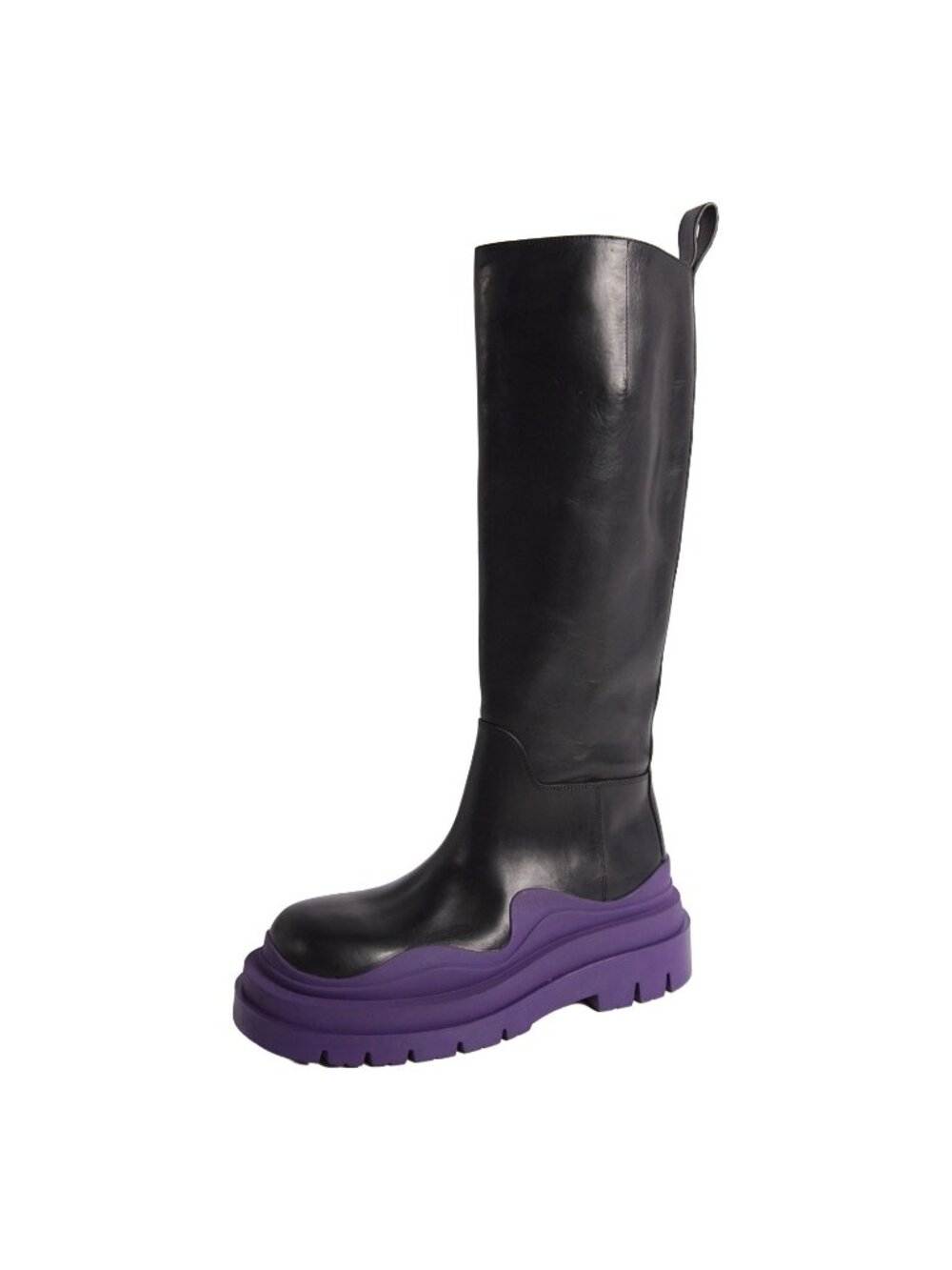 Bottega Veneta Un Boots Long Tire Shoes Leather Black